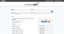 Desktop Screenshot of annarbor.jobs
